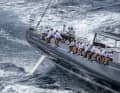 ... anche con il proprietario al timone e con Bouwe Bekking come parte dell'afterguard
