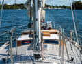 The short deck superstructure is fitted with front windows