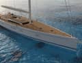 Langer Rüssel. Den Bugspriet verordnete Germán Frers weiter unten, um mit den A-Sails mehr Wind einfangen zu können. Auch das Ankern soll sicherer und einfacher werden