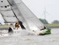 La première course entre Wedel et Cuxhaven s'est déroulée dans des conditions de navigation similaires.