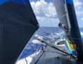 Justine's boat, Jérémie Beyou's former "Charal", is "back to 100 per cent", the Swiss woman announced yesterday, visibly delighted