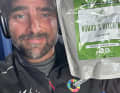 A tired-looking skipper looking forward to a green lentil curry