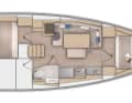 Due cabine, ampio castello di prua accessibile anche dall'interno attraverso una porta