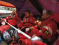 Even the oppressive feeling of waiting for help in a life raft can be simulated during training