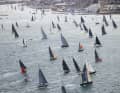 Ein Fastnet-Start vor Cowes auf der Isle of Wight.