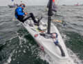 Mila Weniger a tout maîtrisé à tout moment lors de l'Open Skiff.