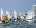 Beim Team Race segelten die Optimisten ihren ersten Titel aus