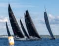 Die seegehenden Yachten bei der Kieler Woche.