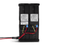 Rear of the LE300 modules: Cable including fuse and fuse holder are supplied