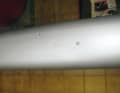 The bolt head can now be sawn off and the protruding residue smoothed with a file