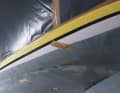 The height of the new water pass is marked, the antifouling should extend about six centimetres further upwards
