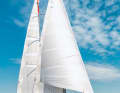 Balanced: The schooner rig provides sufficient surface area