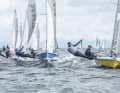 Drei Rennen segelten die 505er an ihrem Abschlusstag.