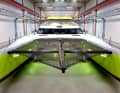 With Longeron, the Persico Cat 72' measures 24.10 metres in length. The width is 9.50 metres. The displacement of the Nomex carbon construction is said to be 21.5 tonnes in race mode.