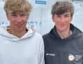 Bei der 130. Kieler Woche erstmals im Seniorenfeld der olympischen 49er-Klasse am Start
