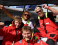 Nur für den Prolog sind wie auch in anderen Teams mit Bootseigner Joachim Wünning (Leonberg) und Sebastian Dziwisch (Fehmarn) zwei Atlantik-erfahrene Mitstreiter mit an Bord.