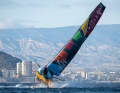 Dieses spektakuläre Bild von Ricardo Pinto ging bereits beim Ocean Race um die Welt. Aufgenommen wurde es schon kurz nach dem Start in Alicante