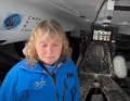 Her darkest hour so far: Pip in the video immediately after breaking the mast, still upset and close to tears