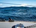 ... pour ensuite se mettre en route à travers le golfe de Gascogne automnal