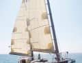 The Freedom 40 is the centre of life for the family of three and the on-board cat Seabird