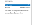 Dimensionslose Zahl. Berechnung: 2√S/3√V. Je höher der Wert, desto mehr Segelfläche (S) hat das Schiff in Relation zur Verdrängung (V). Die Saffier ist üppig betucht und leicht – ein sportlicher Daysailer eben