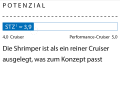 1 Dimensionslose Zahl. Berechnung: 2√S/3√V. Je höher der Wert, desto mehr Segelfläche (S) hat das Schiff in Relation zur Verdrängung (V)