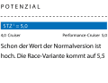 1 Dimensionslose Zahl. Berechnung: 2√S/3√V. Je höher der Wert, desto mehr Segelfläche (S) hat das Schiff in Relation zur Verdrängung (V)