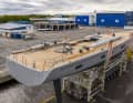 Build number 1 of the Swan 108 "Fancy" shortly before her launch at the shipyard in Jakobstad. Tom Cruise ordered build number 2 of the German Frers design. Launch: spring 2026.