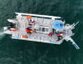 Die "Mobula 8" der Sea Cleaners hat ihre Arbeit aufgenommen