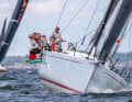 Auch der Royal Irish Yacht Club schickt ein Duo in den Admiral's Cup – hier die Cookson 50 "Privateer".