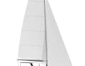 Sail plan, profile view