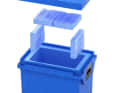 Cooling is done passively using cooling packs. The temperature can be kept constant thanks to a special "phase change material". Depending on the type of cool pack, the variants Frozen (-20 to -10 degrees), Cool (-2 to +2 degrees) and Fresh (+2 to +8 degrees) are available