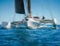 The bulkhead shape is extremely strongly drawn in towards the waterline. A lot of volume remains at the top under the rather high cabin superstructure
