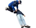 First, the condition of the person to be rescued is checked.