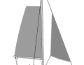 30 to 36 knots: Second reef in the main, reef the jib to 60 per cent. Traveller back to 30 cm; sail 50 cm off the mainsheet