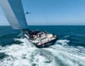 Die 47 Meter lange Alu-Carbon-Slup aus den Royal-Huisman-Hallen zeigte sich auf der Nordsee antriebsstark und gleitfreudig