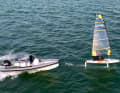 The new Melges inflatable boat in training use