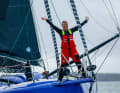 "Medallia"-Skipperin Pip Hare ist mit viel ansteckender Leidenschaft im Vendée-Globe-Einsatz