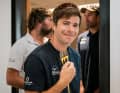 Insbesondere vor dem Start war auch Konkurrent Sébastien Simon bester Laune