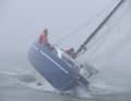 Test dans des conditions difficiles. Brouillard marin au large de La Rochelle