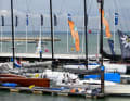 Ici, "Elida" est bien visible dans le port de Cowes cette semaine...