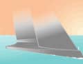 This is how the 85-metre slider should cut through the sea