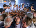 Das Germany SailGP Team schwört sich auf kommende Herausforderungen ein.