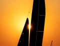 La silhouette de l'aileron de la F50 allemande.