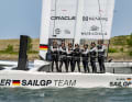 Das Germany SailGP Team beim ersten Einsatz
