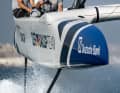 Erik Heil steuert den bis zu 100 Stundenkilometer schnellen F50-Katamaran für das Germany SailGP Team.