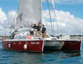 The young crew from France on their return from their circumnavigation