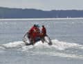 In addition to numerous motorboats, ...