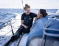 Rosalin Kuiper and Carolijn Brouwer exchange ideas here.