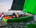 Plenty of space for the crew in the cockpit. The aft deck becomes a sunbed with cushions